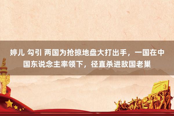 婷儿 勾引 两国为抢掠地盘大打出手，一国在中国东说念主率领下，径直杀进敌国老巢